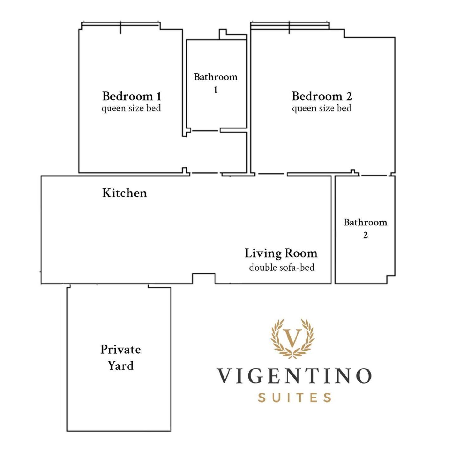 Vigentino Suites Милано Стая снимка